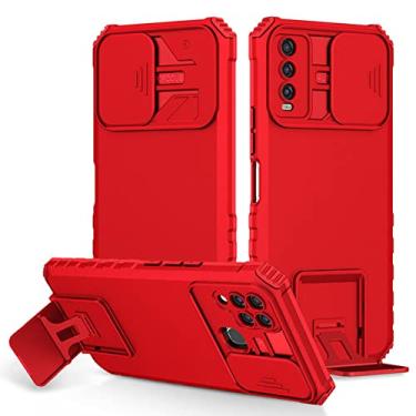 Imagem de Capa à prova de choque para Samsung A50 A70 A30S A21S A10 Push Pull Camera Stand Capa de telefone para Galaxy A02S A03 Core, vermelho, para Samsung A10S