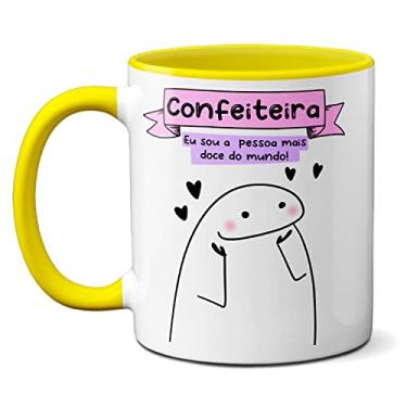 Imagem de Caneca Confeiteira Eu Sou A Pessoa Mais Doce Do Mundo Fofa (Amarela)