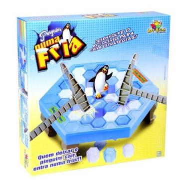 JOGO QUEBRA GELO DO PINGUIM DE MESA INFANTIL NUMA FRIA GAME COM