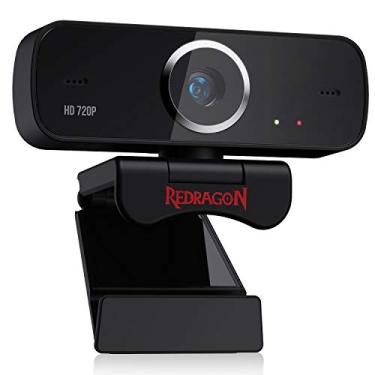 Imagem de Webcam Gamer e Streamer Redragon Fobos 2 720p GW600-1, Preto