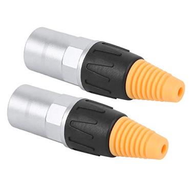 Imagem de 2 Peças YT‑RJ45 Plugue à Prova D'água Material do Isolador Retardante de Fogo EL‑RJ‑WA Conector Metal Ethernet Conector de Cabo Conector Industrial