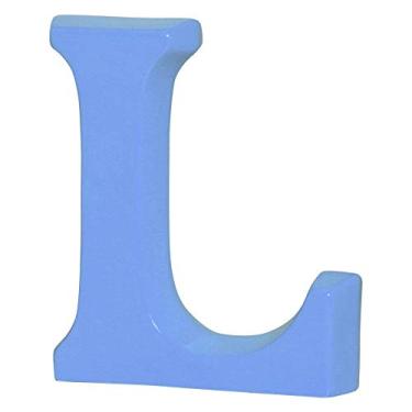 Imagem de Letra L Grande Ceramicas Pegorin Azul Bebe