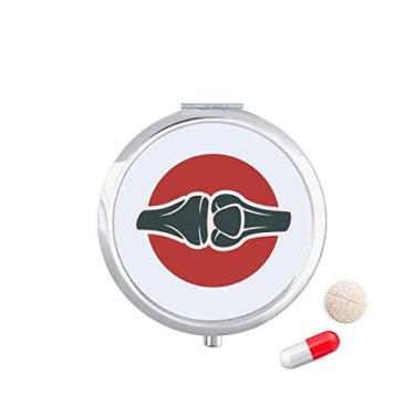 Imagem de Porta-comprimidos, articulações, corpo humano, bolso para comprimidos, caixa de armazenamento de medicamentos, dispensador de recipiente