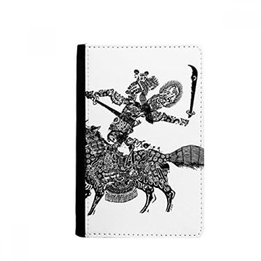 Imagem de Porta-passaporte feminino tradicional Shadow Play de ópera chinesa porta-cartões Notecase Burse