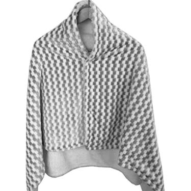 Imagem de Cobertor De Xale Aquecido Elétrico, Cobertor De Pelúcia Aquecido Com 3 Configurações De Calor Para Aquecimento Rápido Em Clima Frio, Cobertor Aquecido USB,Pleasant63