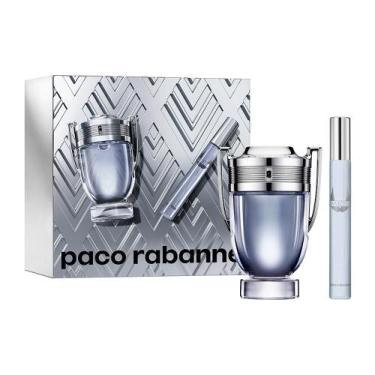 Imagem de Kit Perfume Paco Rabanne Invictus Edp Masculino 50ml E Miniatura 10ml