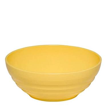 Imagem de Bowl Oriental Redonda 1,2L Amarela Clara em Plástico Resistente Linha Tendência Linha Premium