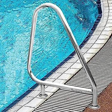 Imagem de Corrimão de piscina Corrimão de mão antiderrapante para escada de segurança para instalação rápida em piscinas