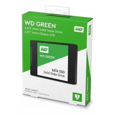 Imagem de SSD WD Green 480GB 2,5 SATA III 545MB/s WDS480G3G0A - Preto