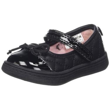 Imagem de Carter's Sapatilha infantil de balé Aggie, Preto, 7 Toddler