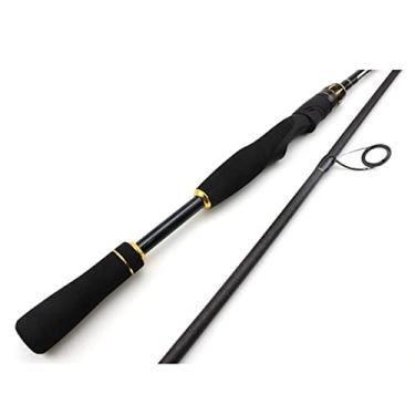 Imagem de Varas de pesca vara de pesca vara de fundição giratória fibra de carbono telescópica 2,1 m isca 10-30g poder m vara de viagem de pesca vara de pesca telescópica (cor: vara de spinning de 2,1 m)