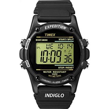 Imagem de Timex Relógio masculino Expedition Atlantis de 40 mm, Preto, Cronógrafo, digital