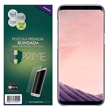 Imagem de Película para Galaxy S8 (5.8 Pol), Hprime Curves (Blindada) [SILICONE][FRONTAL][ADERE NA PARTE CURVA], Samsung Galaxy S8 SM-G950