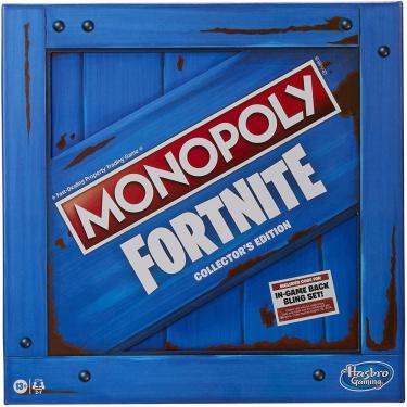 Imagem de Hasbro Gaming Monopoly: Fortnite Collector`s Edition Board Game Inspirado em Fortnite Video Game, Board Game for Teens and Adults, Ages 13 and Up