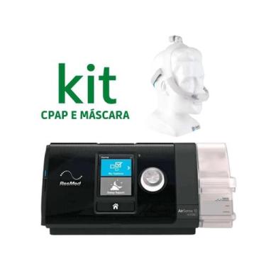 Imagem de Kit Cpap S10 Airsense Autoset Umidificador + Máscara Nasal - Resmed