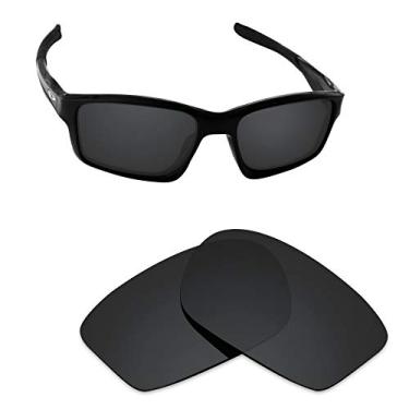 Imagem de Alphax Lentes de reposição polarizadas para óculos de sol Oakley Chainlink OO9247 - Opções, Stealth Black