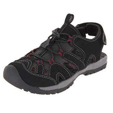 Imagem de Northside Sandália esportiva infantil unissex Burke Se, Preto/vermelho, 9 Toddler