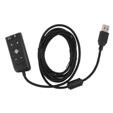 Imagem de Adaptador de Placa de Som de áudio USB para Jack de 3,5 Mm Com Controle de Volume, Som Surround Virtual Envolvente, Design de Indicador LED, Plug and Play, para Kingston HyperX
