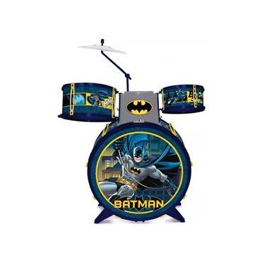 Imagem de Bateria Infantil Batman Instrumentos Musicais Fun Brinquedos