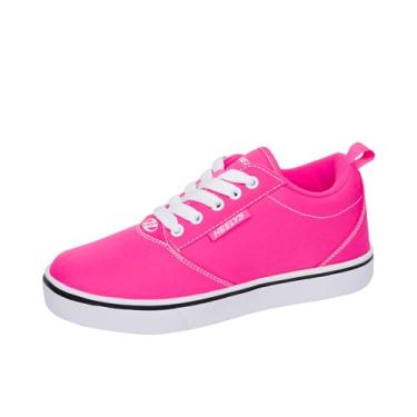 Imagem de HEELYS Pro 20 (criança pequena/criança grande), Rosa/branco, 6 Big Kid