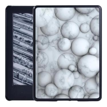 Imagem de Capa rígida para tablet Kindle 10ª/8ª geração/Kindle Paperwhite 1 5th/2 6th/3 7th/4 10th Tablet Capa protetora durável (2.3D pedra preciosa cinza, Paperwhite 1 2 3)