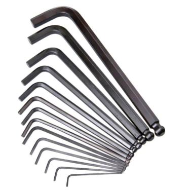 Imagem de Jogo de Chaves Hexagonais Abauladas Longas de 1,5 a 14mm com 14 Peças-GEDORE-12957