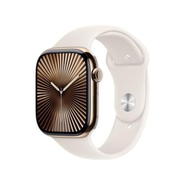 Imagem de Apple Watch Series 10 Gps + Cellular Caixa Dourada De Titânio 46mm Pul