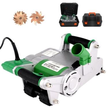 Imagem de Máquina elétrica de corte e ranhuramento de parede Chaser 1100W para entalhe em tijolo, granito, mármore, sulcos de concreto, velocidade 1600 r/min, profundidade de entalhe 30 mm (ajustável)