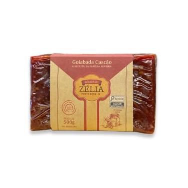 Imagem de Goiabada Cascão Zélia 500g - Doce de Goiaba Artesanal Mineiro - Receita Tradicional de Ponte Nova MG - Sem Glúten - Ideal para Sobremesas, Recheios, Acompanhamento de Queijos e Cafés
