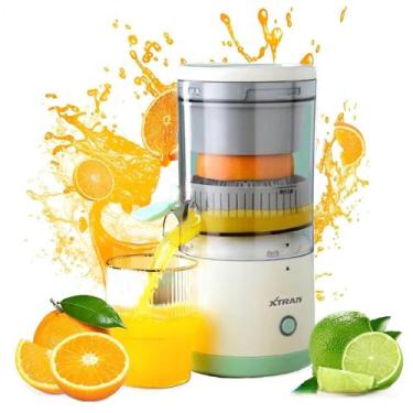 Imagem de Espremedor Elétrico De Fruta Suco Limão Laranja Recarregável - Xtrad