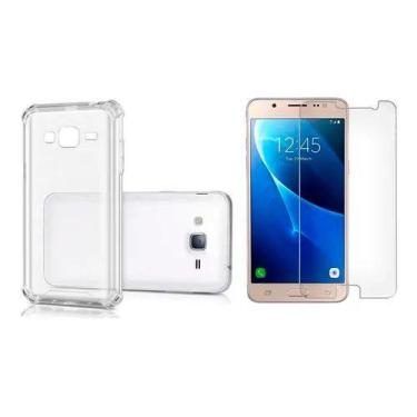 Imagem de Capinha Antichoque Película Vidro Para Samsung J5 Metal 2016 - Univers