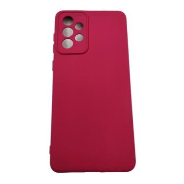 Imagem de Capa Capinha para Samsung Galaxy a73 5g a736 tela 6.7 Silicone Aveluda