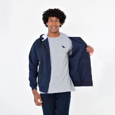 Imagem de Blusa Moletom Grosso C/ Touca e de Zipper C/ 40% De Desconto - Estilo 