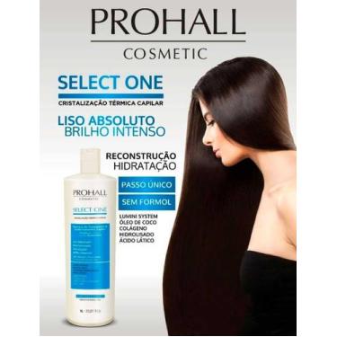 Imagem de Alisante Capilar Select One Prohall 1 Litro Sem FormoI - Prohall Cosme