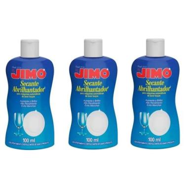 Imagem de Kit 3 Jimo Secante Abrilhantador Louça 100ml Original