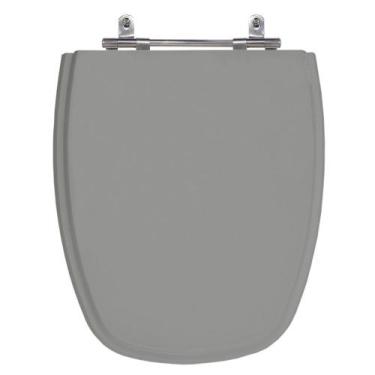Imagem de Assento Sanitário Monte Carlo Cinza Vip (Escuro) Tampa para Vaso Deca 