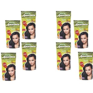 Imagem de Hene em gel amazonia 180gr pouch preto forte (preto azulado) - DIVINA 