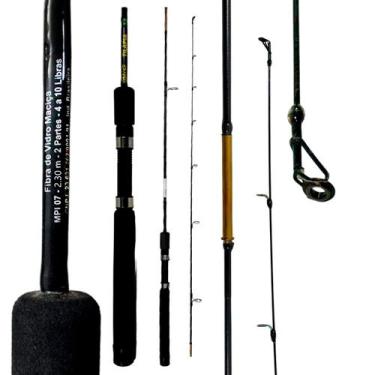Imagem de Vara Pesca MIG Tilápia 04-10lb Duas Partes MIP07 2,30m Fibra de Vidro 
