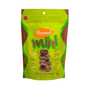 Imagem de Mini Bombom com Banana Sem de Açúcar Flormel 60g