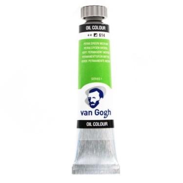 Imagem de Tinta Óleo 20 Ml Talens Van Gogh Serie 1 Perm. Green Medium 614, 20ML
