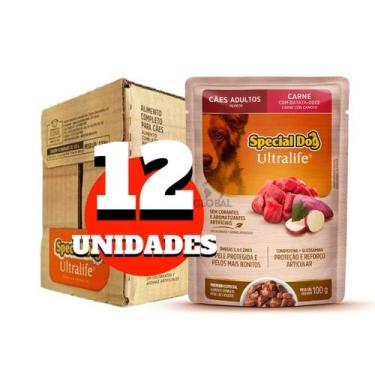 Imagem de Sachê Special Dog Adulto Carne: Caixa com 12 unidades