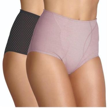 Imagem de Kit com 2 Calcinhas Modeladora Pós parto Love Secret 42315, Rosa, G