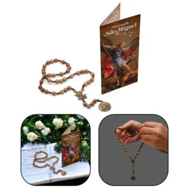 Imagem de Terço de são miguel arcanjo com folheto de oração - FORNECEDOR 1