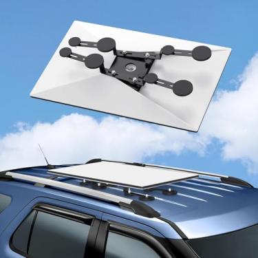 Imagem de PRUBOVI Suporte Magnético para Telhado Starlink Gen 3, 8 Bases Magnéticas, Compatível com Antena Starlink V3 Padrão e Enterprise, Aço Inoxidável, Montagem no Teto, Preto