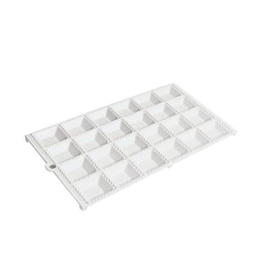 Imagem de Forma Para Ravioli e Mini Pastel Branco e Rosa Faz 24 Recheado - Prati