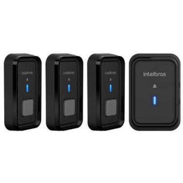 Imagem de Campainha Intelbras sem fio CIB 101 para atender 3 entradas