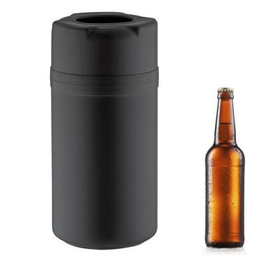 Imagem de Porta Litro Cerveja 1 LT Parede Dupla Preto - Malta
