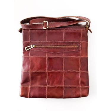 Imagem de Bolsa De Lado Estilo Rústico Com Fecho Externo, Marrom