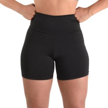 Imagem de Shorts Feminino Academia Suplex Legging Modelador Cós Alto - Lori Moda