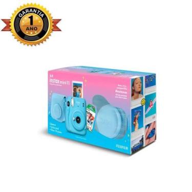 Imagem de Kit Câmera Instax Mini11 - Azul - Fujifilm